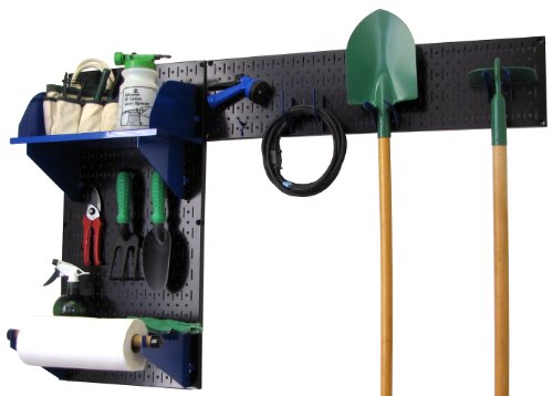 Black Pegboard Blue Accessories
