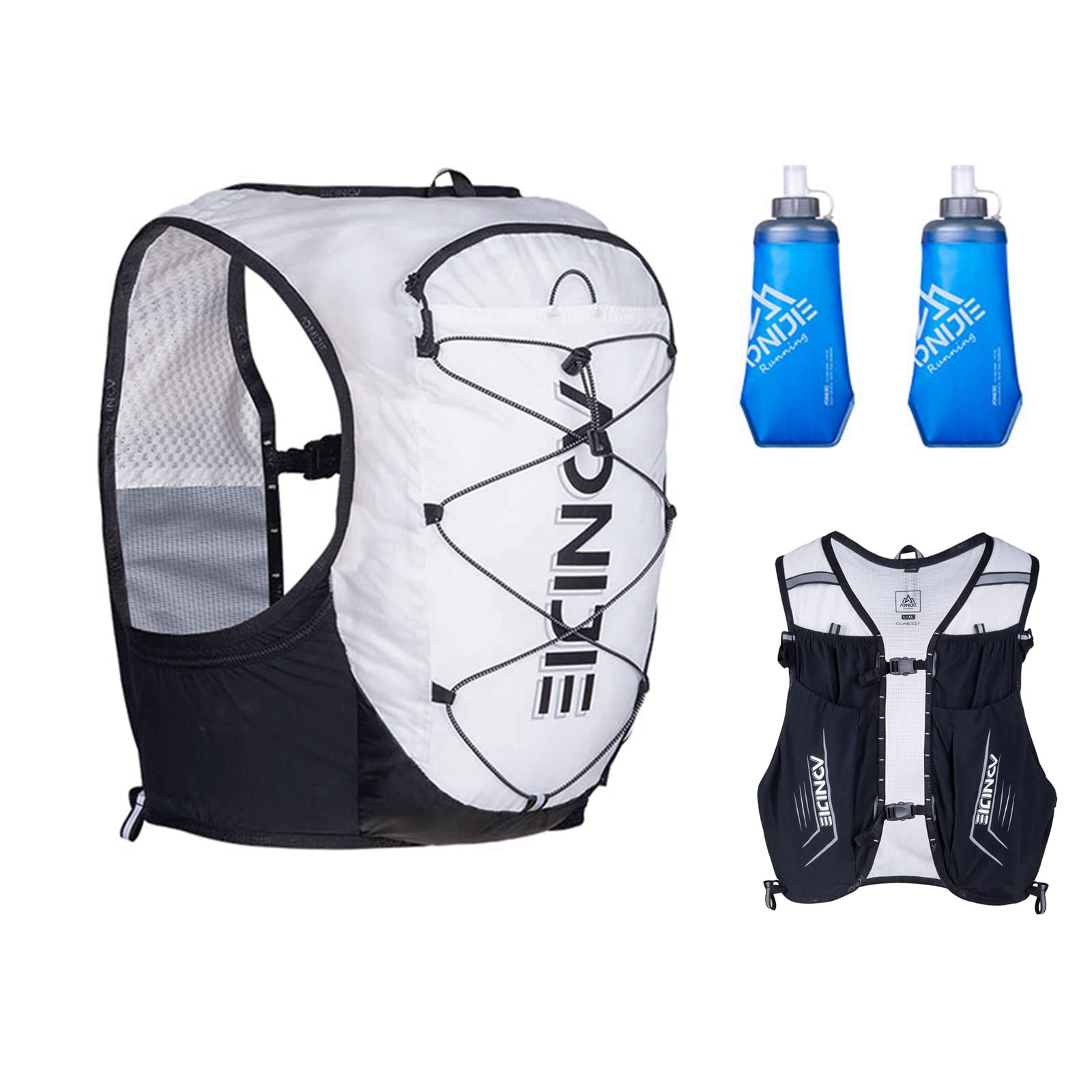 Men's & Women's Hydration Backpack - 18L Large Capacity Running Vest with 500ML Water Bladder - Perfect for Marathon, Hiking, Cycling & Outdoor Sports - Stay Hydrated During Workouts & Adventures