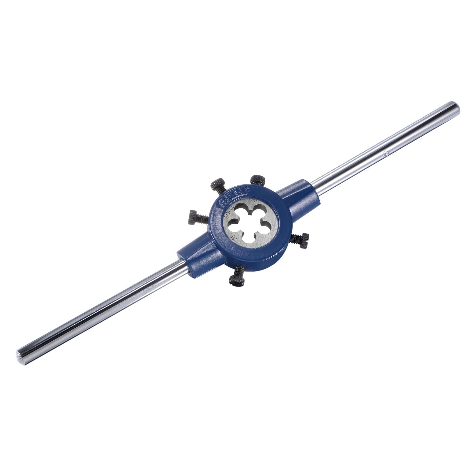 5/8-24 UNEF Thread Die Handle Set with 26mm-38mm OD / M12-M16 Die Wrench Tool Kit - Thread Repair Tool for Metal Pipes, Bolts & Automotive Parts - Perfect for DIY, Plumbing & Mechanical Repairs