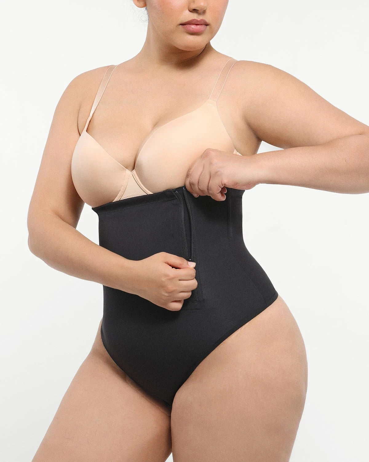 AirSlim® Side Zip Shaping Panty - High Waist Tummy Control Underwear for Women | Perfect for Workout, Yoga & Everyday Wear