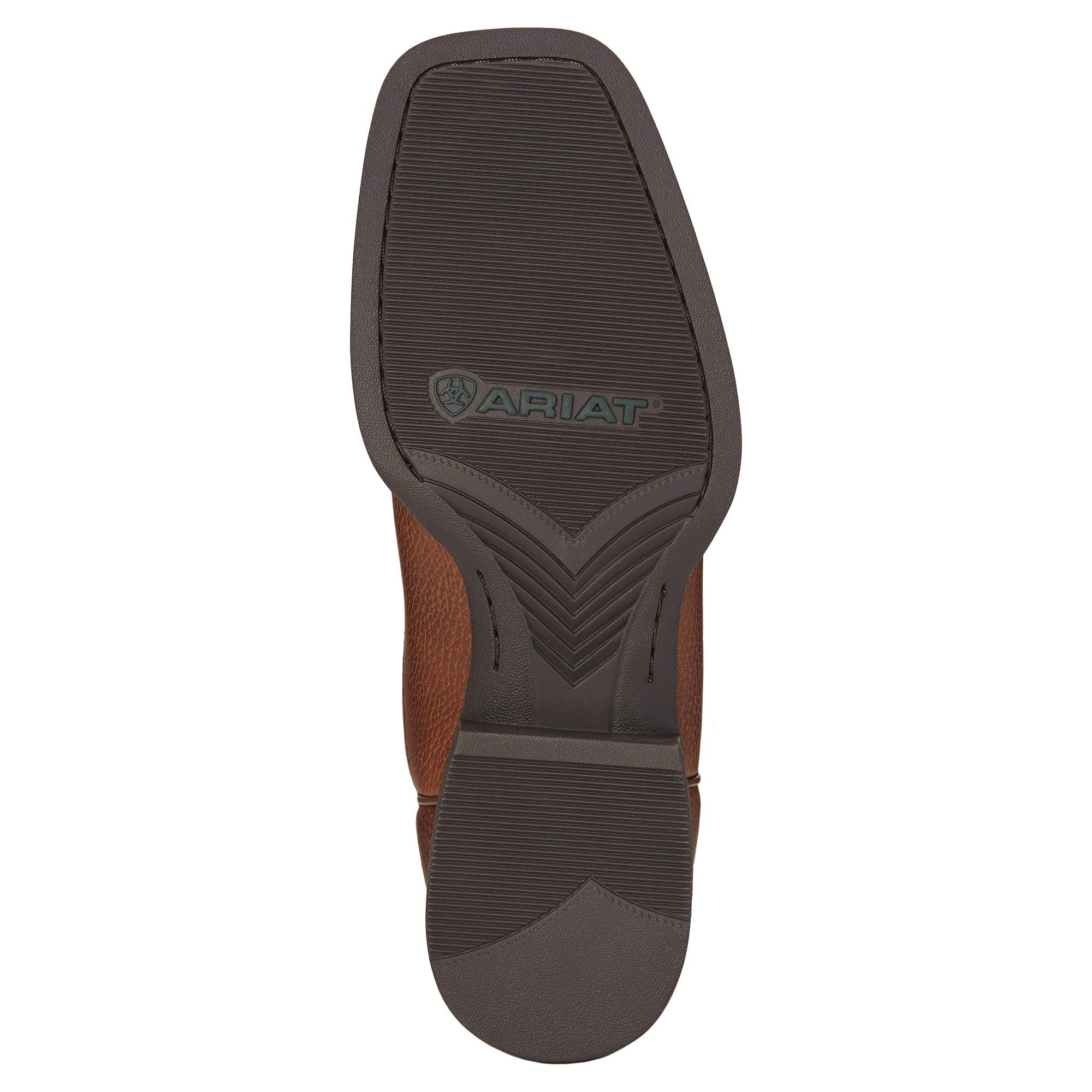 Ariat Men's Sport Wide Square Toe Cowboy Boots - Western Work & Riding Boots for Men, Durable Leather Construction, Comfortable for Ranch, Rodeo & Casual Wear