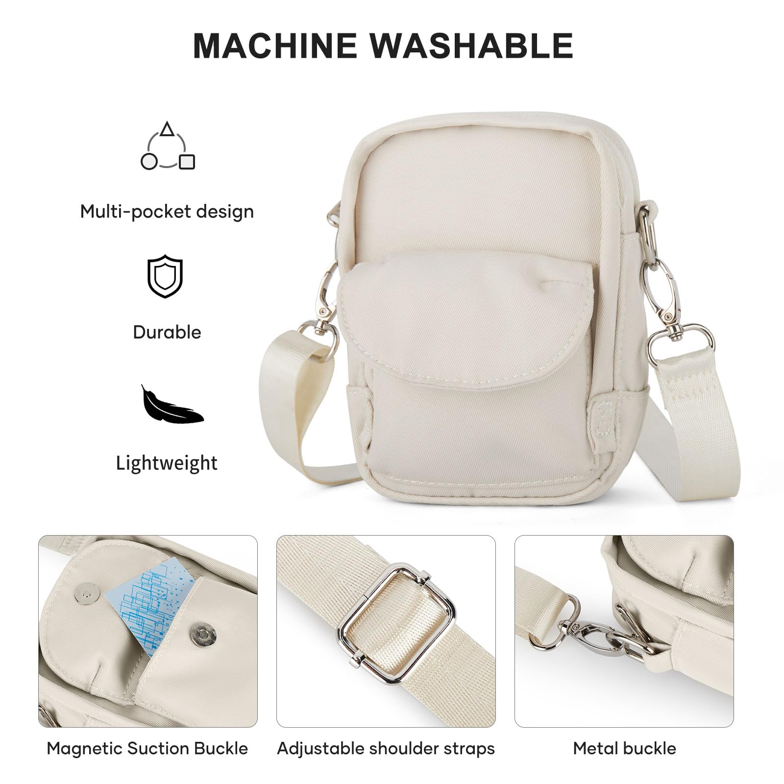 Stylish Mini Crossbody Bag for Women & Girls - Compact Shoulder Bag, Small Messenger Satchel Purse - Perfect for Travel, Shopping & Everyday Use
