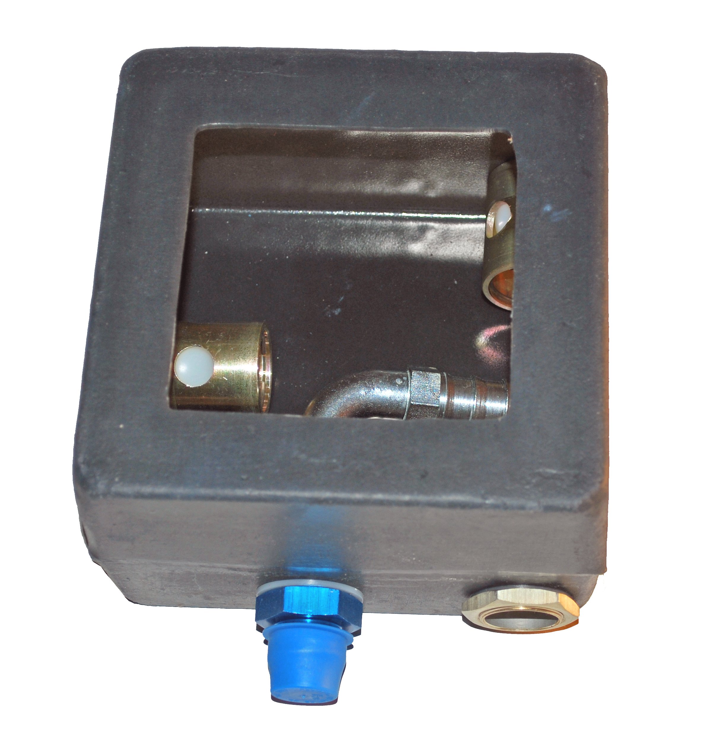 ST100-8 High Performance Surge Tank with -8 AN Fitting - Universal Fuel System Upgrade for Racing, Off-Road & High HP Applications