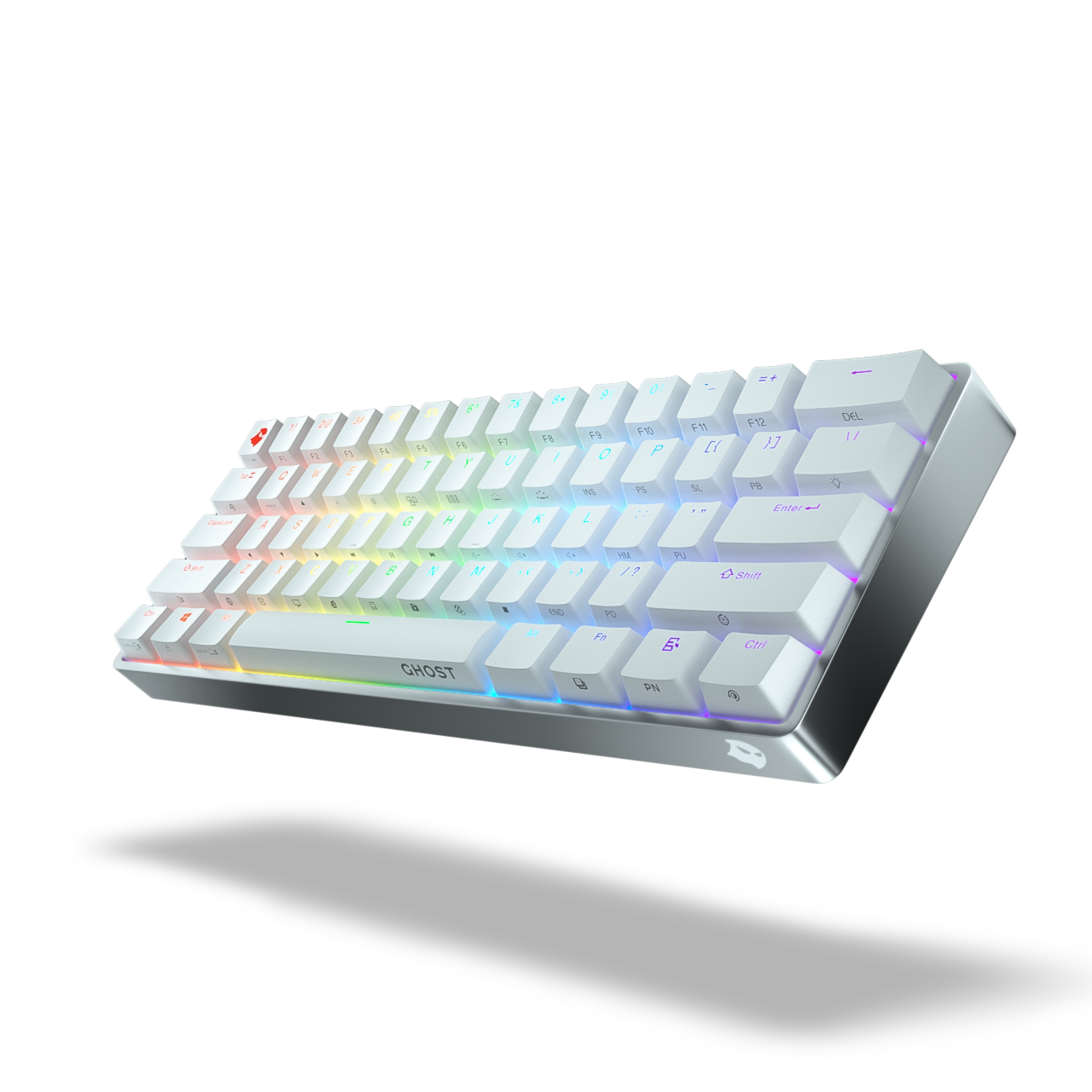 Ghost A1 Aluminum Keyboard and Mouse Combo - Ultra-Thin Wireless Set for Gaming, Office & Home Use - Ergonomic Design for Comfortable Typing and Precision Control