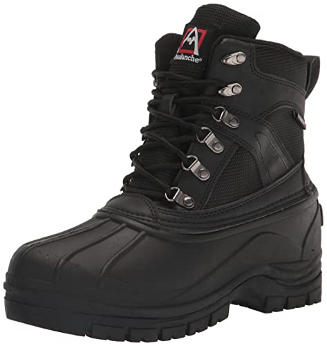 Avalanche Men's Waterproof Insulated Duck Snow Boots for Winter Hiking, Hunting & Outdoor Adventures