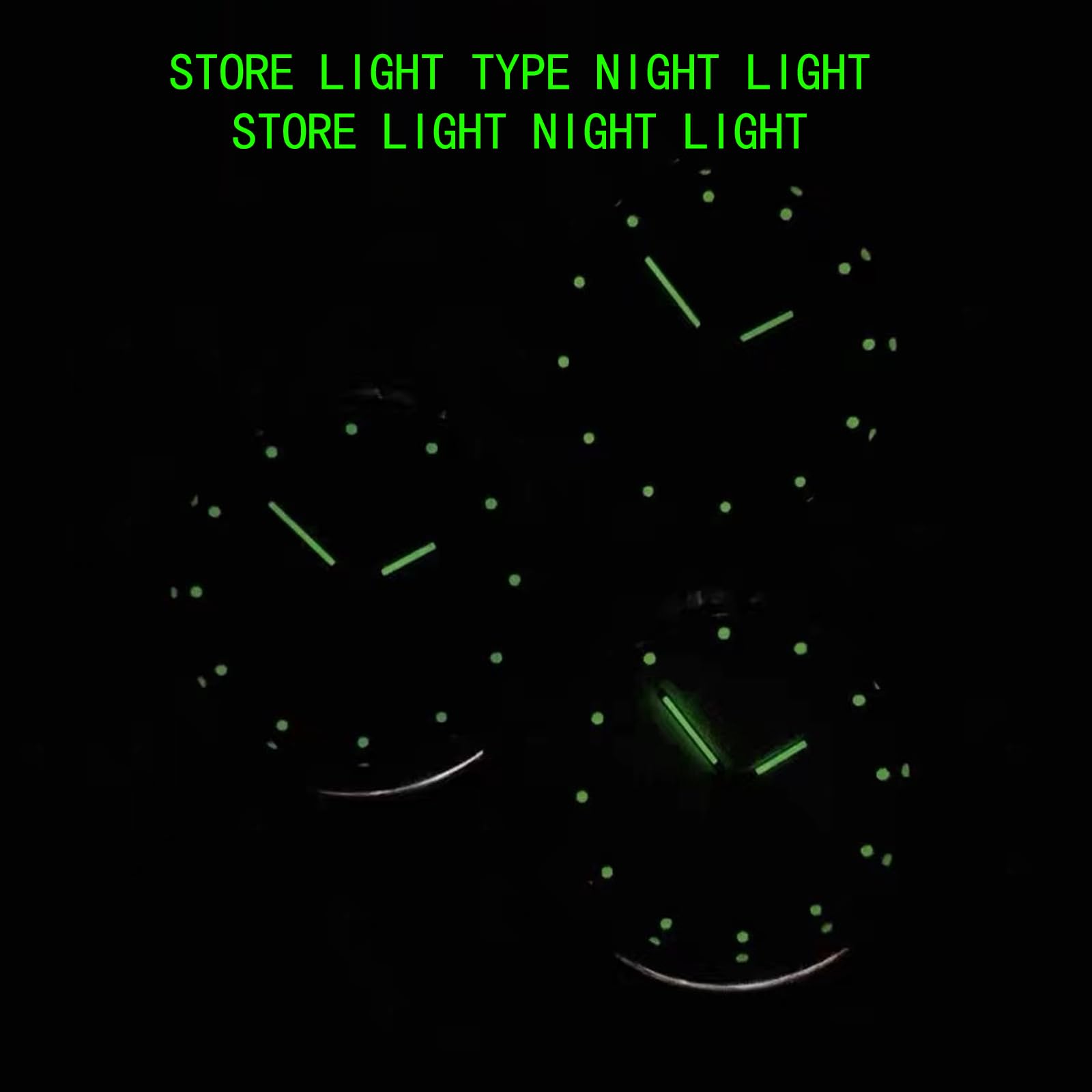 2-Pack Car Dashboard Luminous Clock - 1.5