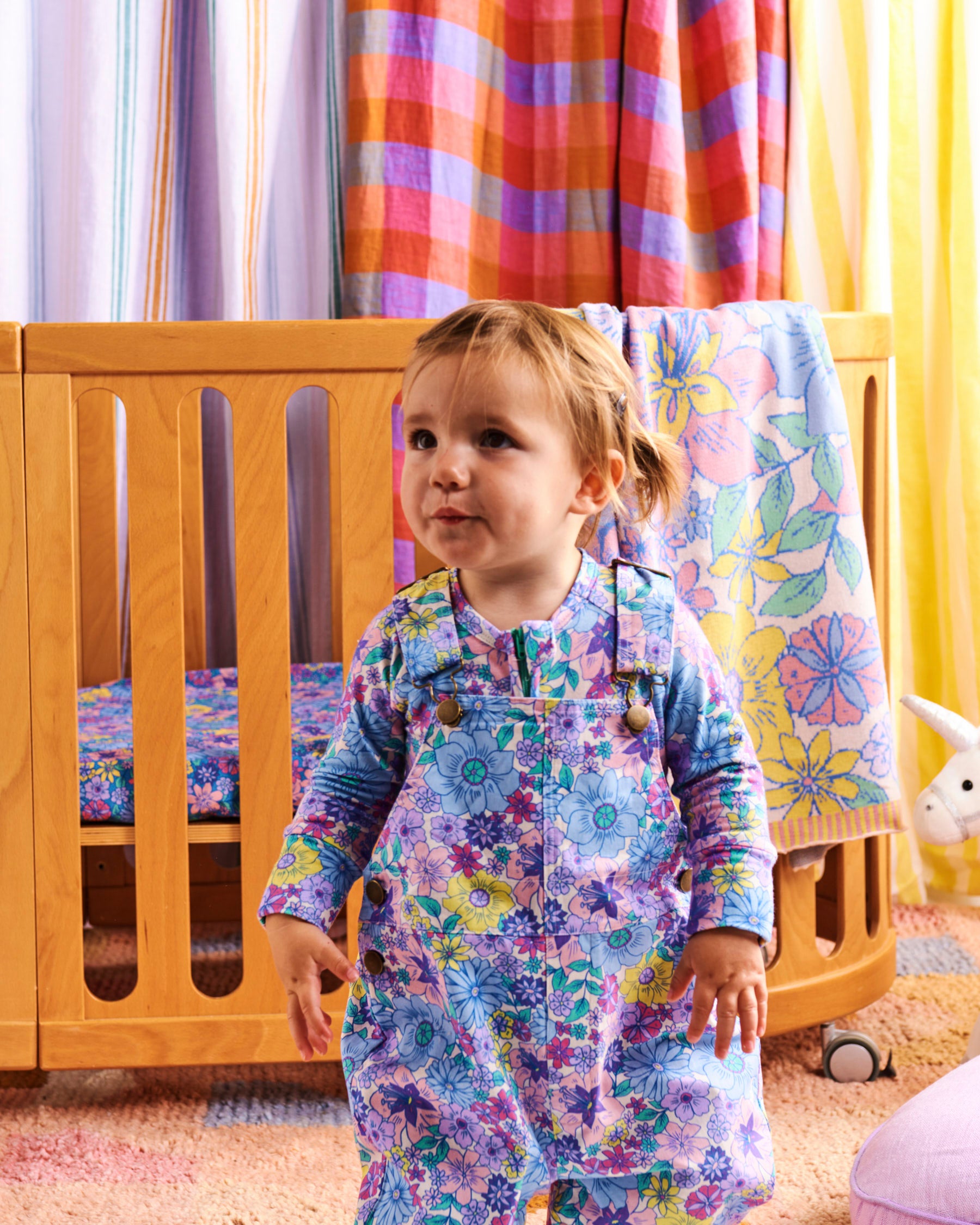 Bunch Of Fun Baby Cotton Drill Overalls - Soft & Durable Baby Romper for Boys & Girls - Perfect for Playtime, Daycare & Family Outings