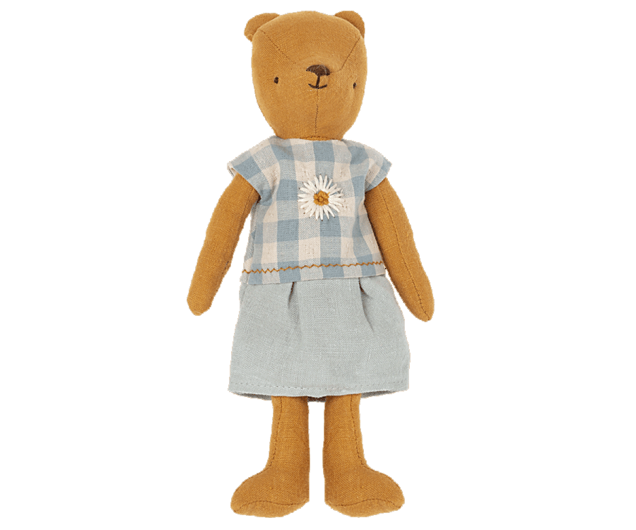 Maileg Daisy Dress for Teddy Bear - Adorable Outfit for Stuffed Animals & Dolls | Perfect for Tea Parties, Playtime & Collectible Displays