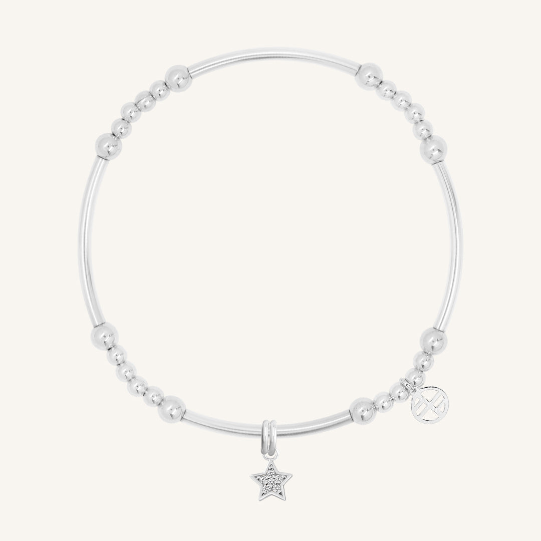 Lucky Star Charm Bracelet for Women - Elegant Adjustable Zodiac Jewelry Gift for Birthday, Anniversary & Everyday Wear - Perfect for Boho, Casual & Party Outfits