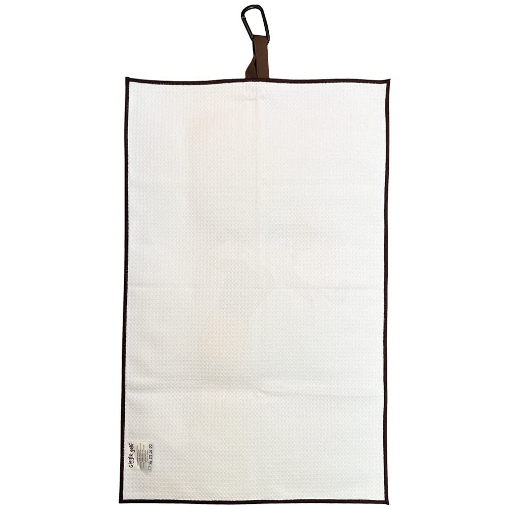 Did I Miss It Waffle Golf Towel | Funny Golf Gift for Women | Perfect for Golf Courses, Driving Range & Clubhouse Use