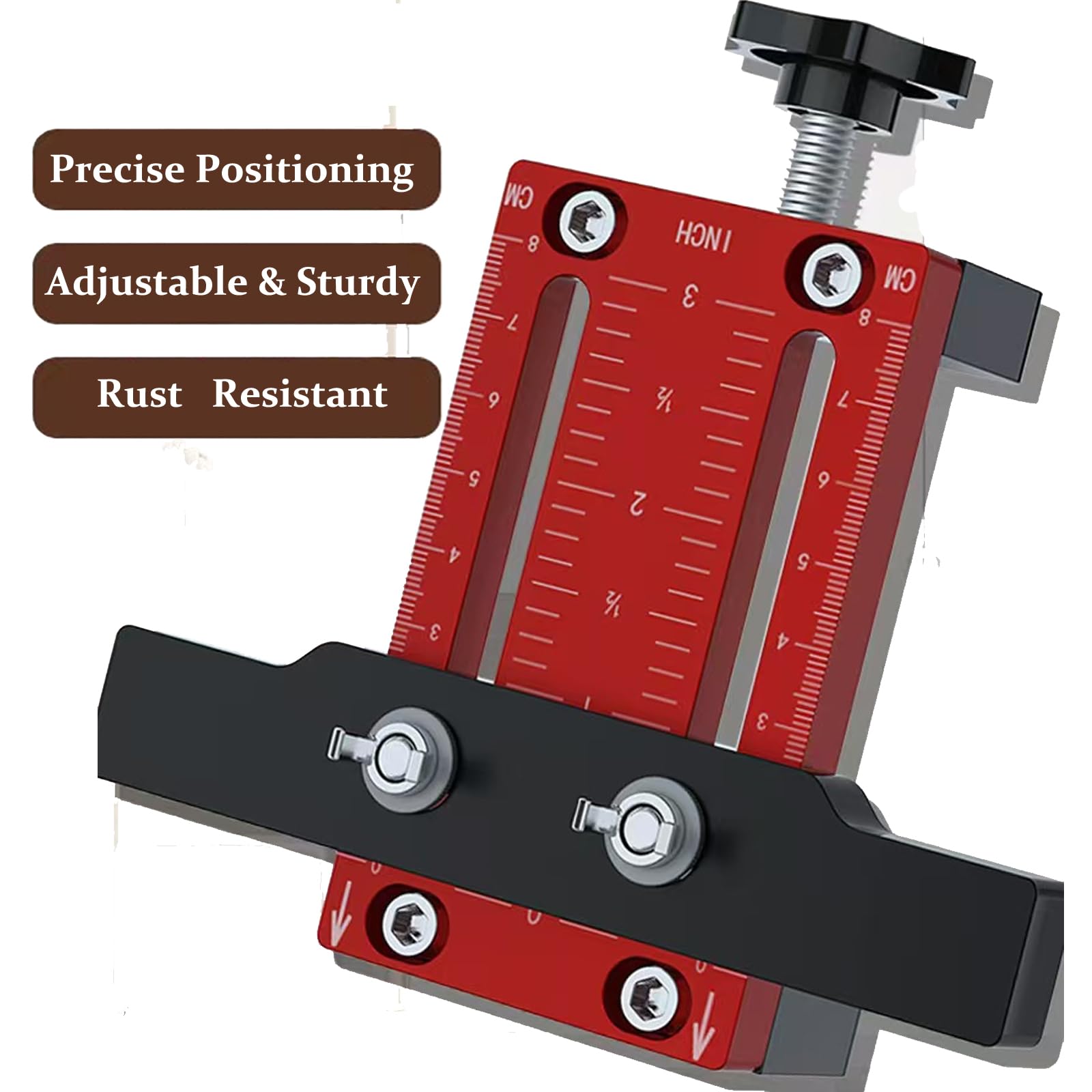 Cabinet Door Installation Jig Tool - Adjustable Hinge & Handle Template for Precise Cabinet Hardware Positioning | Perfect for DIY Home Improvement & Professional Cabinet Installation