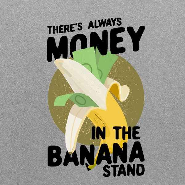 Pop Threads 'There's Always Money in The Banana Stand' Graphic T-Shirt for Men - Funny TV Show Inspired Casual Tee for Fans, Gifts, and Everyday Wear