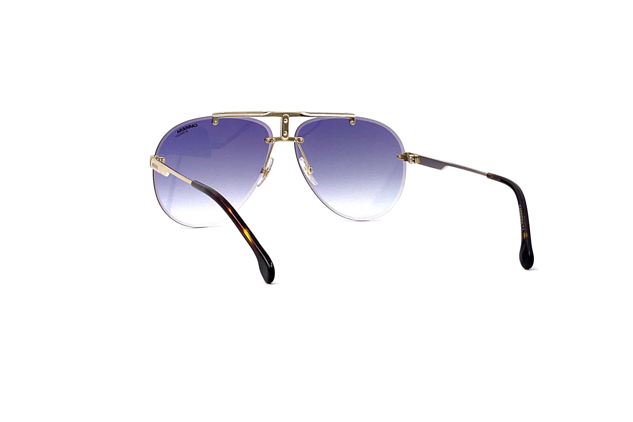 Carrera 1032/S Sunglasses - Gold & Grey Aviator Style for Men & Women - Perfect for Driving, Outdoor Sports & Fashion Accessories