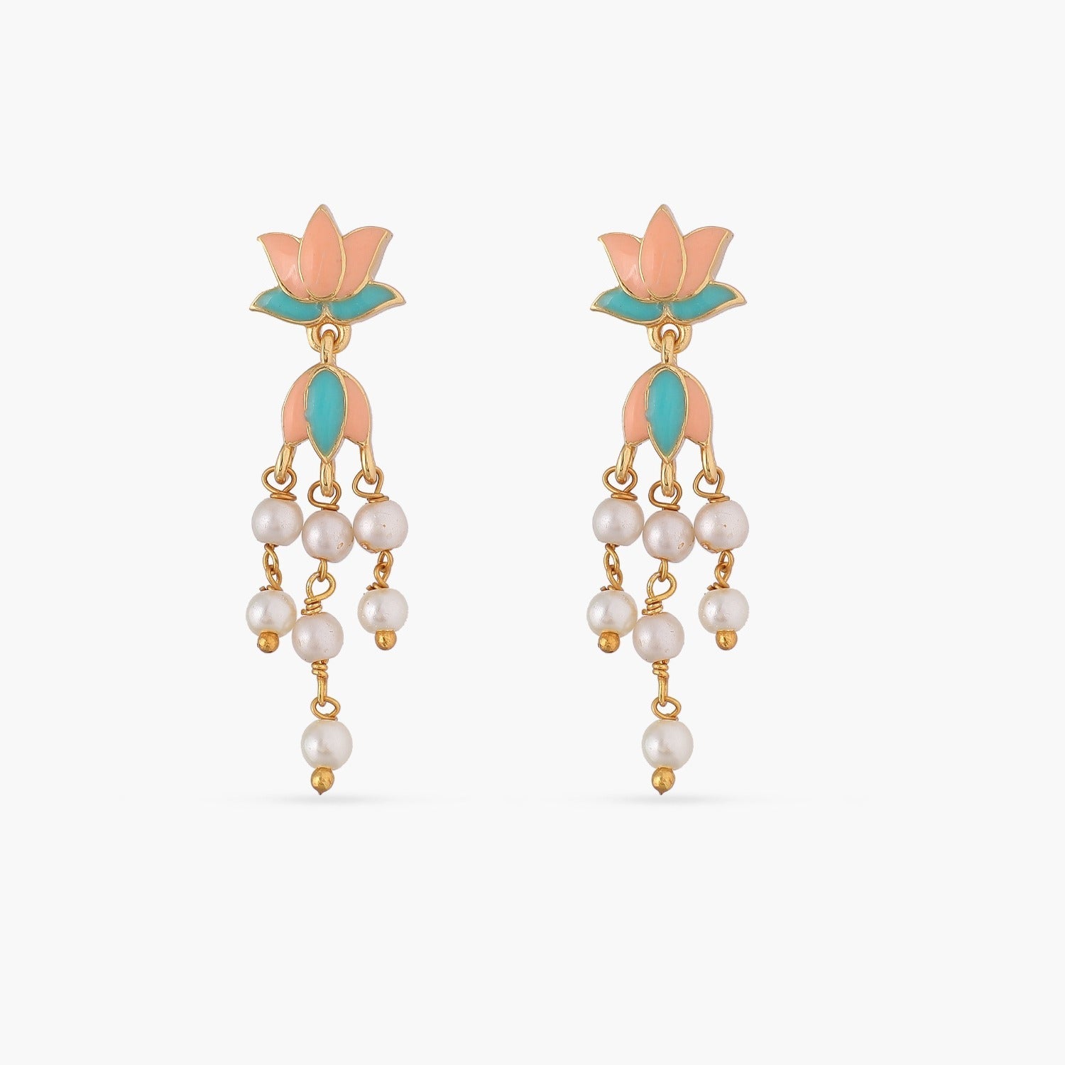 Jalaja Small Motif Drop Earrings for Women - Handmade Boho Ethnic Jewelry - Lightweight Dangle Earrings for Daily Wear, Parties & Special Occasions