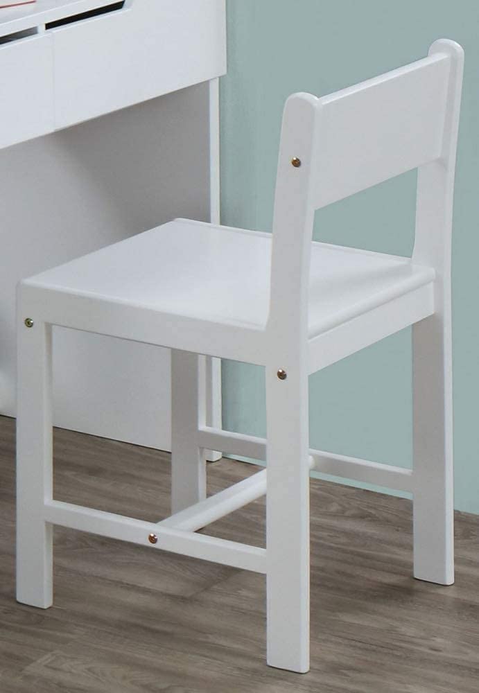 Ragna Modern Breakfast Dining Chair - White Side Chair for Kitchen, Dining Room & Office - Perfect for Small Spaces, Home Decor & Compact Seating