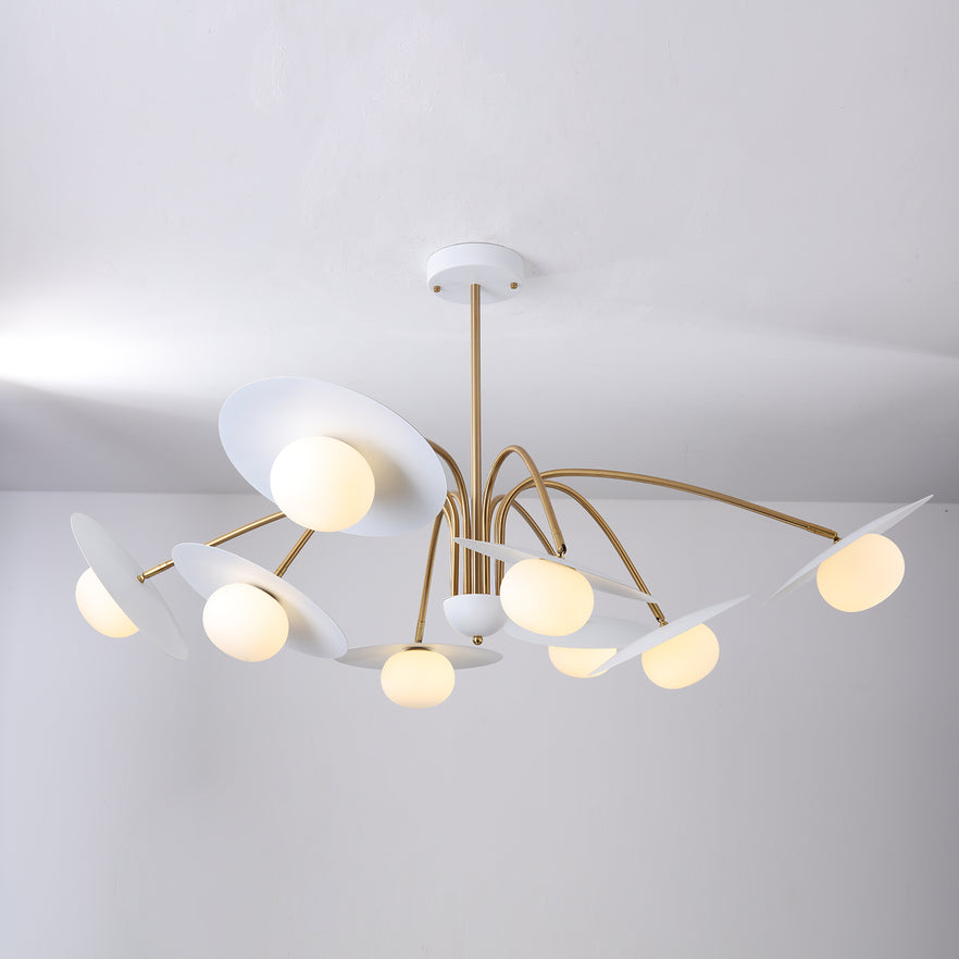 Elegant Champignon Chandelier - Mushroom-Shaped Ceiling Light Fixture for Dining Room, Bedroom & Living Room Decor