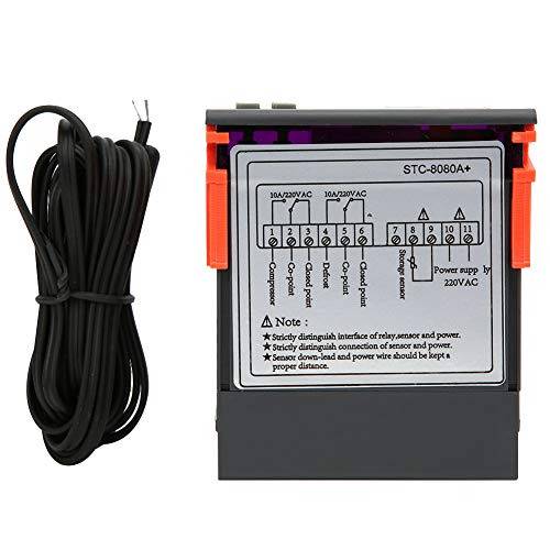 STC-8080A+ Digital Thermostat for Refrigerator & Fermenter - Cooling & Defrosting