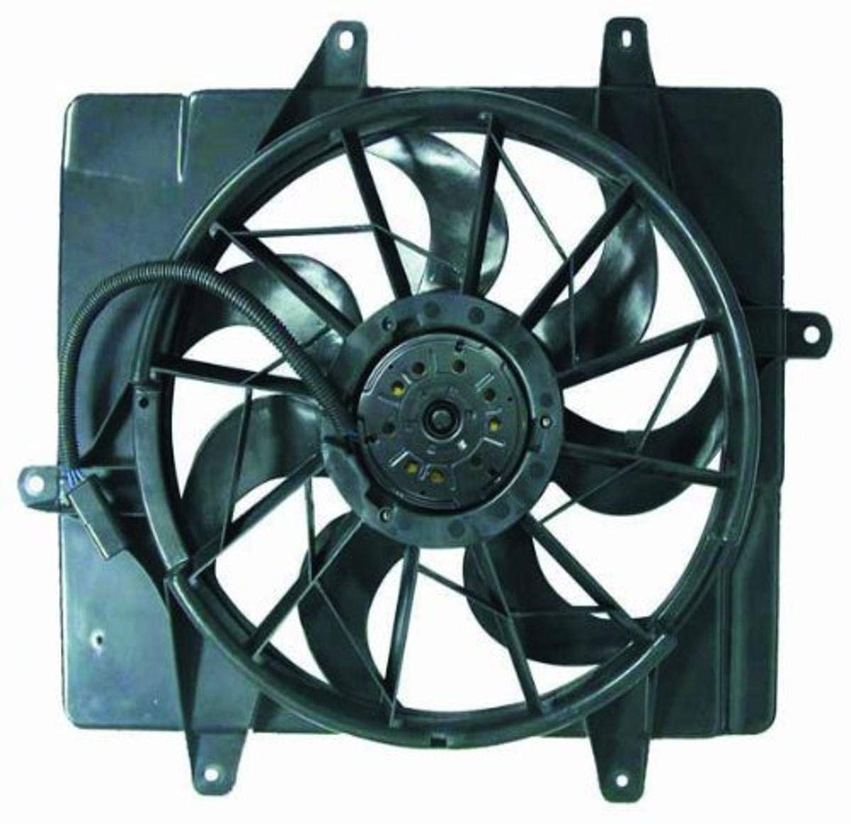 Depo 333-55030-000 Replacement Fan Assembly for Car Cooling System - Perfect for Engine Overheating Prevention & AC Performance Enhancement