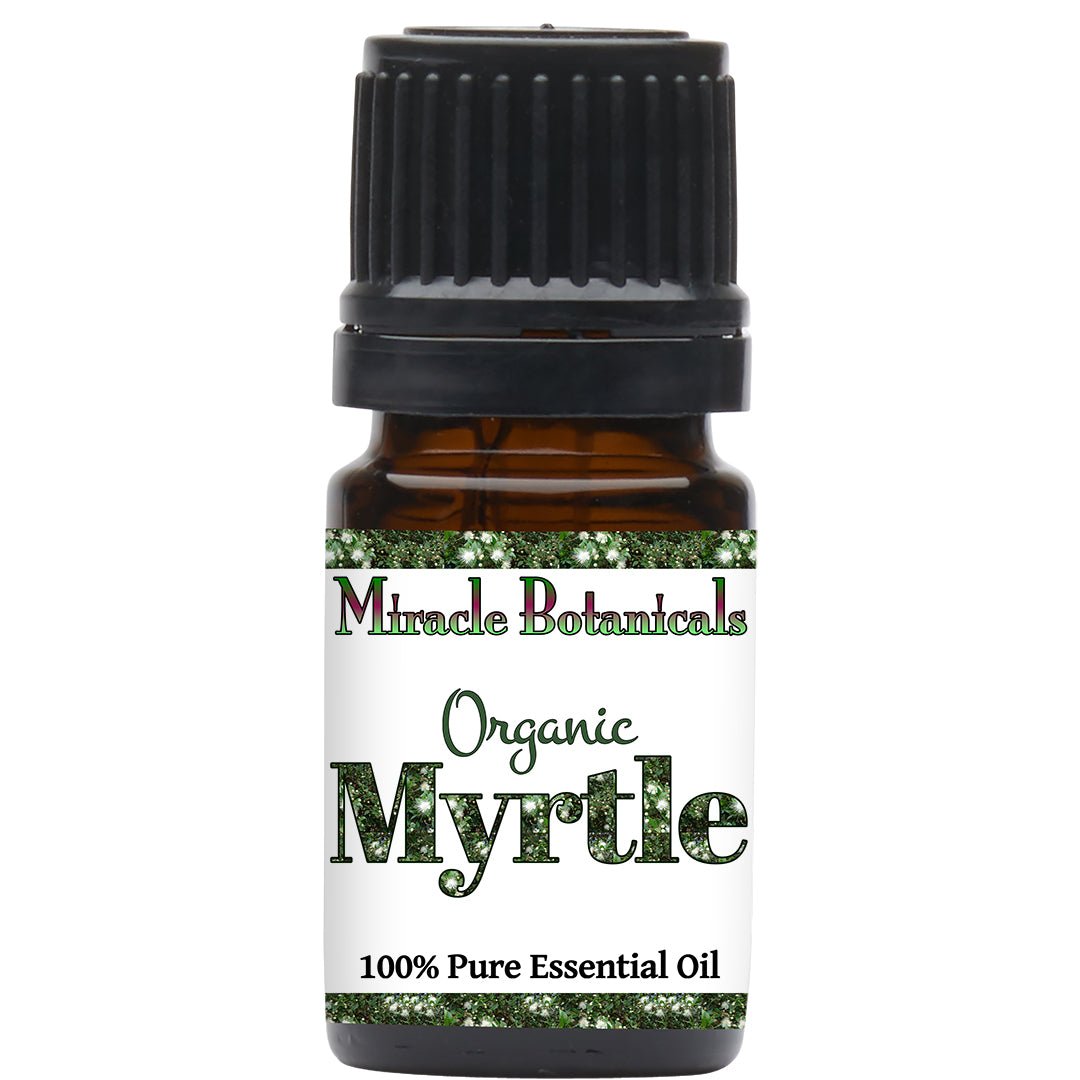 Organic Myrtle Essential Oil (Myrtus Communis) - Pure & Natural Aromatherapy Oil for Relaxation, Skin Care & Diffuser Blends