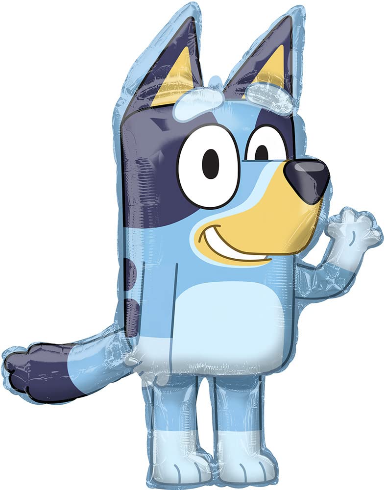 Bluey Birthday Party Balloon Bouquet Decorations with Paw Prints - Kids Birthday Party Decor, Baby Shower, Themed Party Supplies for Bluey Fans