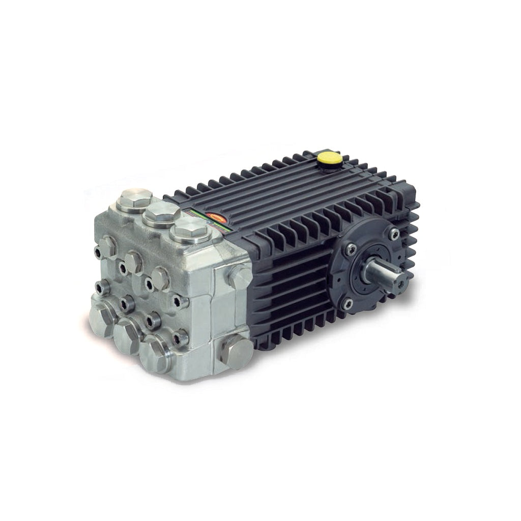 Interpump SS 66 Series SSE2041 Stainless Steel High Pressure Pump - 2900 PSI, 10.83 GPM, Solid Shaft - Ideal for Industrial Cleaning, Agriculture Irrigation & Water Transfer Applications