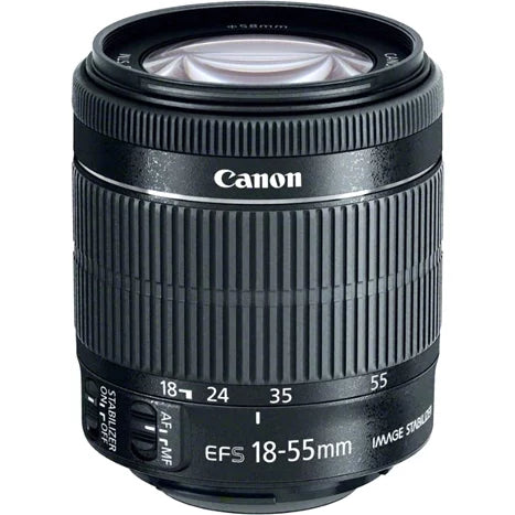 Canon EF-S 18-55mm f/3.5-5.6 IS STM Lens for DSLR Cameras - Perfect for Travel, Portraits & Everyday Photography