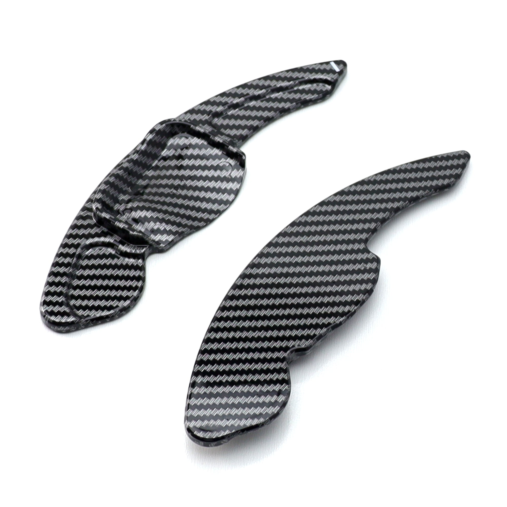 Carbon Fiber Twill Weave Steering Wheel Paddle Shifters for VW MK6 Golf GTI & Jetta - Upgrade Your Driving Experience (Racing, Track Days, Performance Driving)