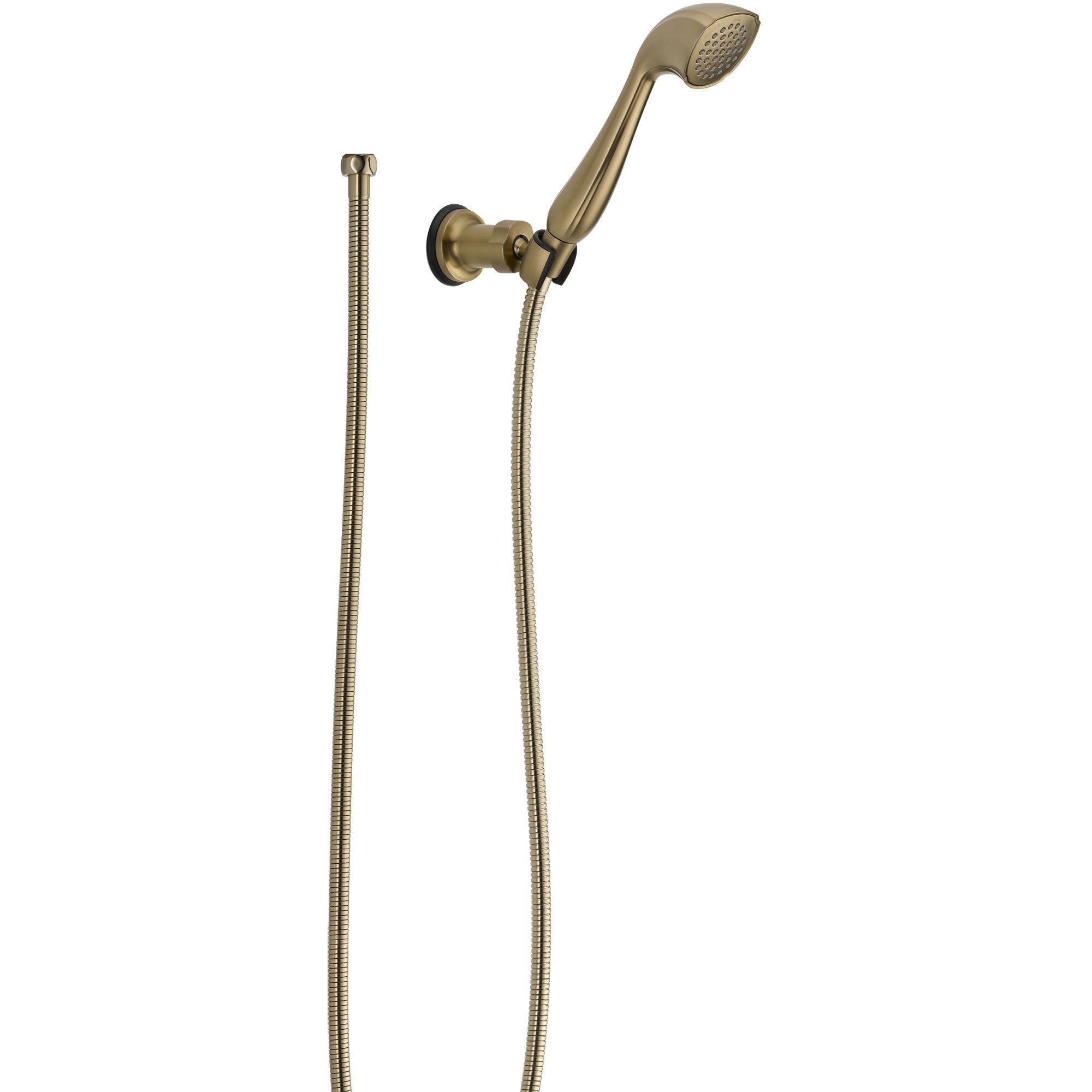 Delta Addison Champagne Bronze Wall Mount Handheld Showerhead 525059 - Elegant Bathroom Upgrade with Adjustable Spray Settings for Relaxing Showers