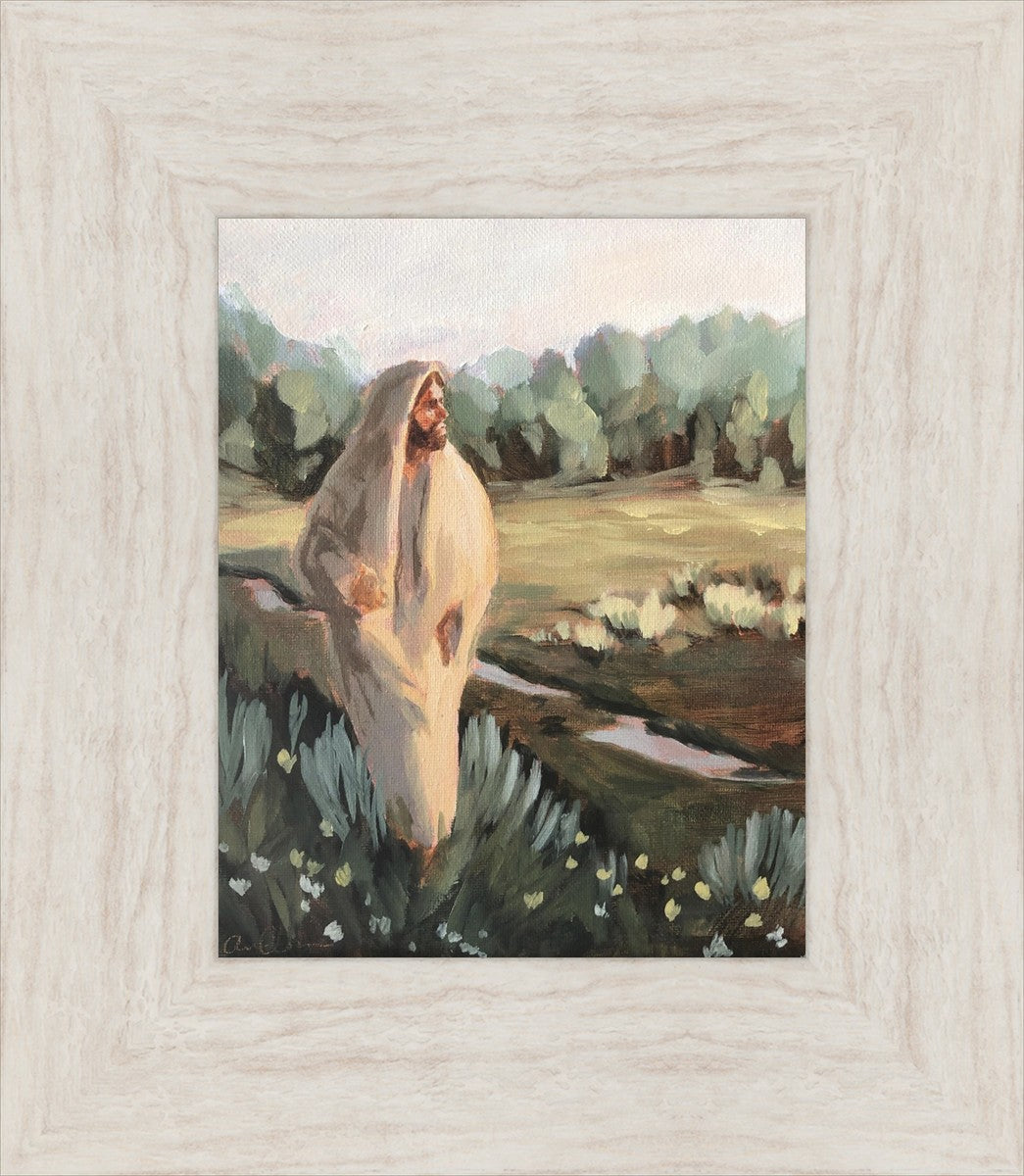 Be Thou Humble by Amber Whitworth - Inspirational Christian Wall Art for Home & Office Decor - Perfect for Living Room, Bedroom, or Gift