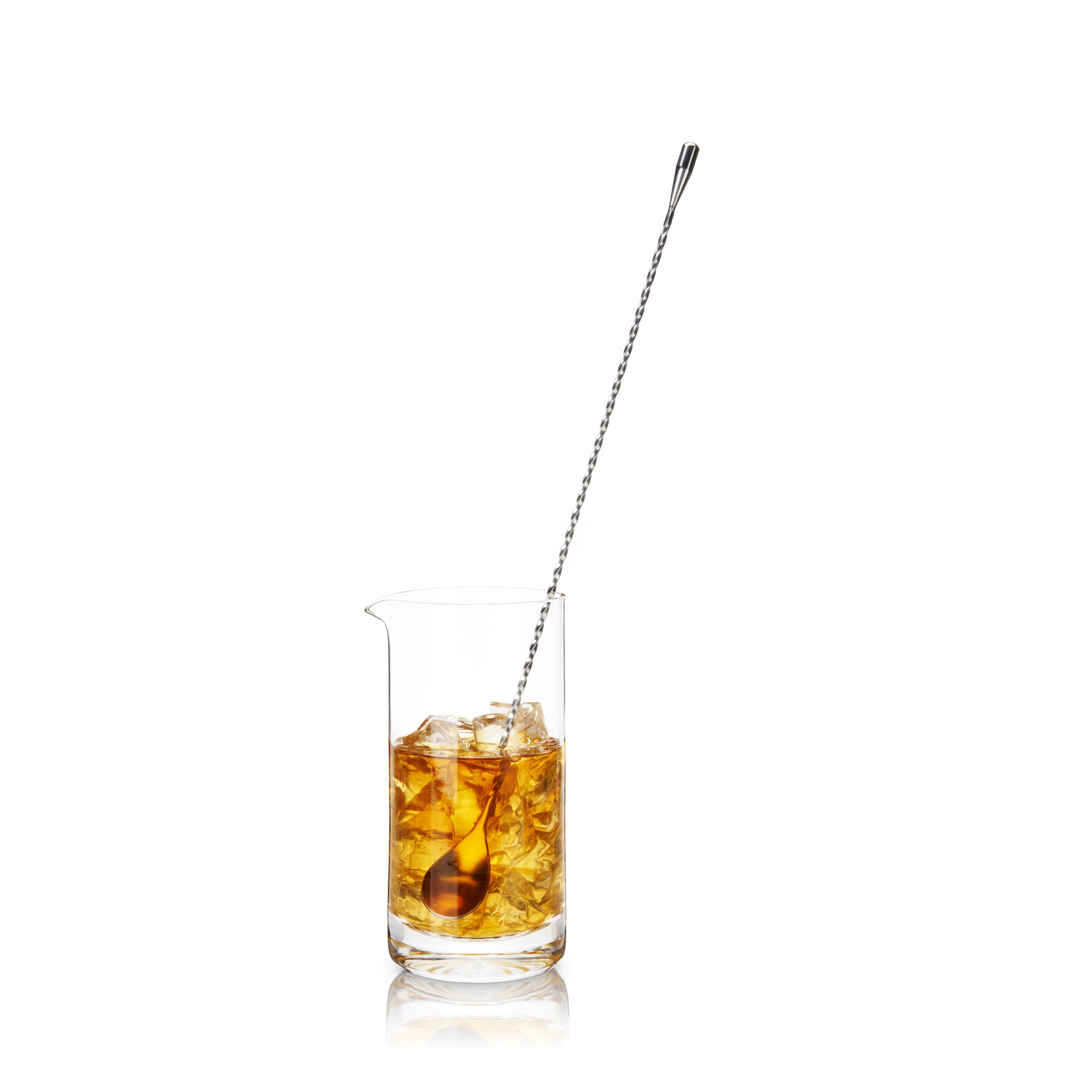 Premium Harrison Weighted Bar Spoon - 12 Inch Stainless Steel Mixing Tool for Cocktails, Bartending & Home Bars - Perfect for Stirring, Layering & Crafting Drinks