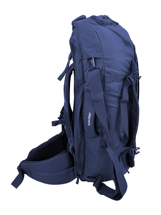 Black Wolf Grand Teton 65L Backpack - Lightweight Hiking Backpack for Men & Women - Perfect for Camping, Trekking & Outdoor Adventures
