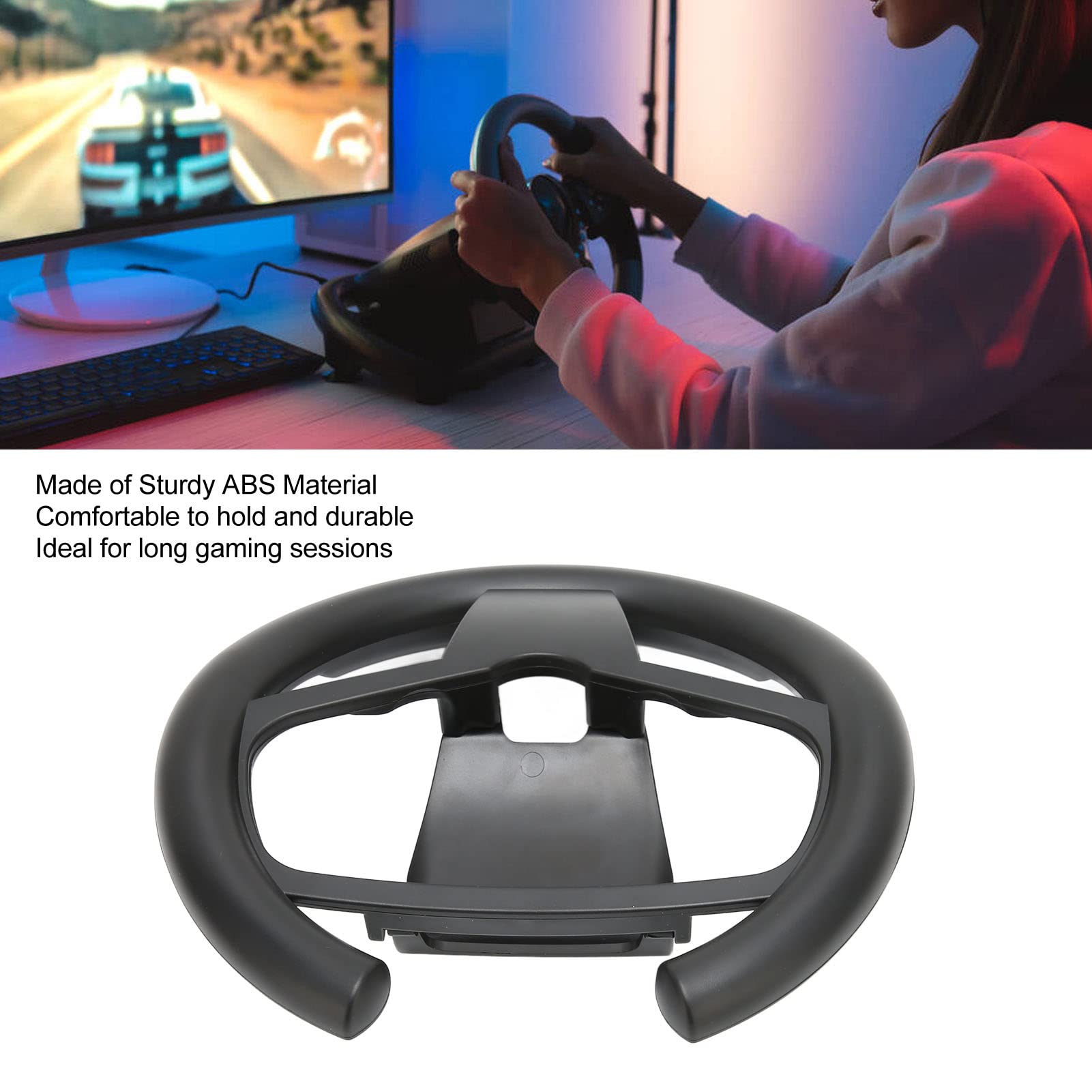 Premium Racing Wheel Gaming Steering Wheel Controller for PS5, Xbox & PC - Realistic Driving Simulator with Adjustable Sensitivity & Pedals - Perfect for Racing Games, Drifting & Simulation Enthusiasts