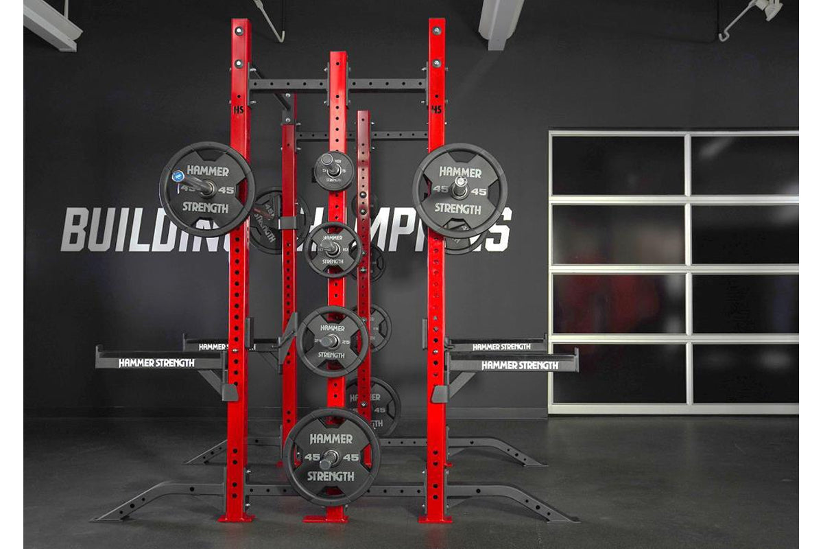 Hammer Strength HD Athletic NX Half Half Combo Rack - Professional Gym Equipment for Home & Commercial Strength Training - Perfect for Weightlifting, CrossFit, and Functional Fitness Workouts