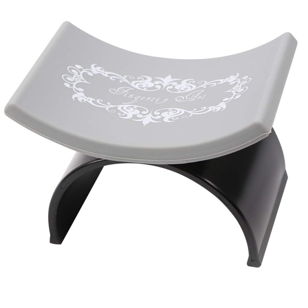 FRCOLOR Salon Nail Hand Pillow - Ergonomic Nail Art Cushion & Arm Rest for Manicures - Professional Nail Salon Accessories & Equipment (Black) - Perfect for Nail Artists, Home Manicures & Spa Treatments