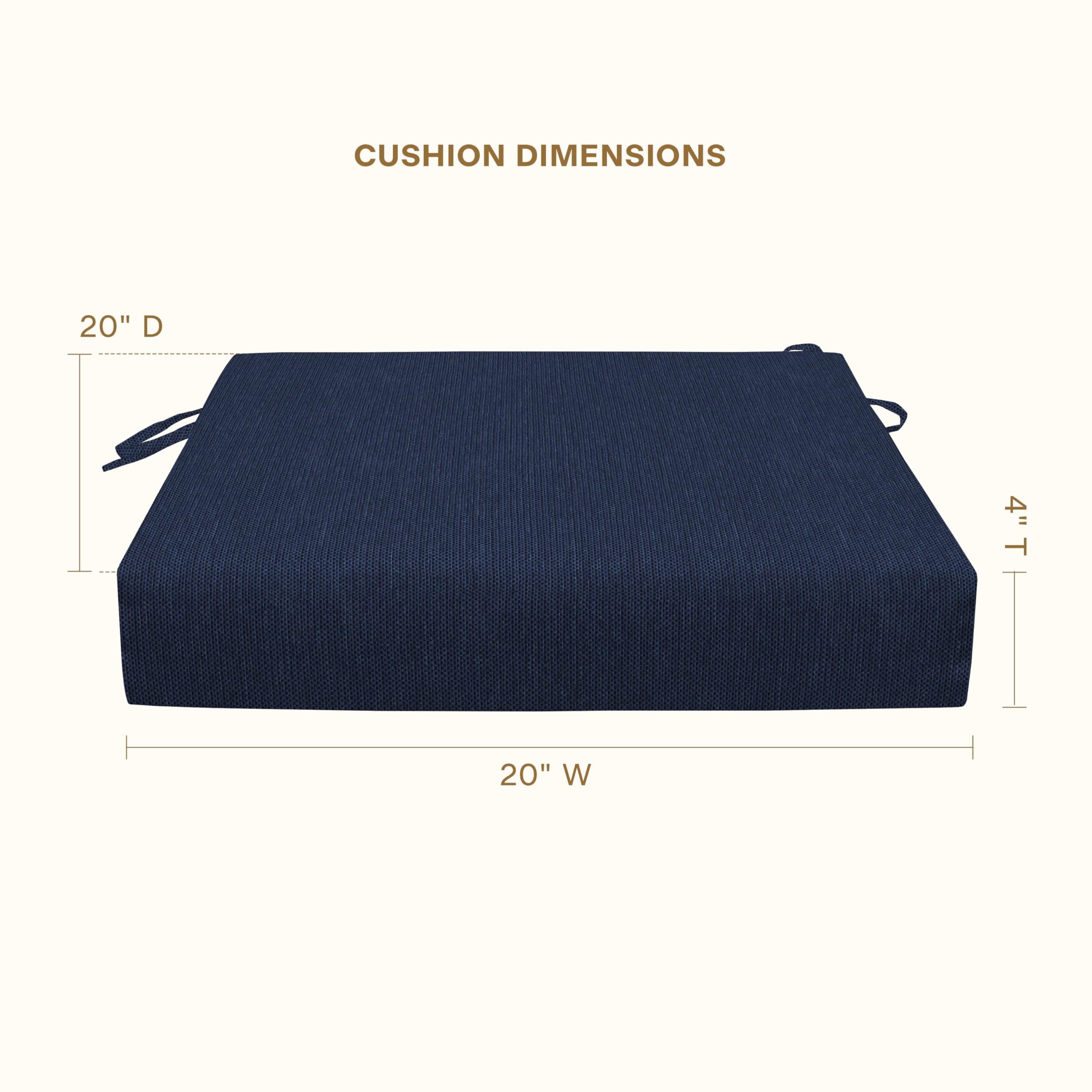 Premium Honeycomb Outdoor Cushion Set - 20
