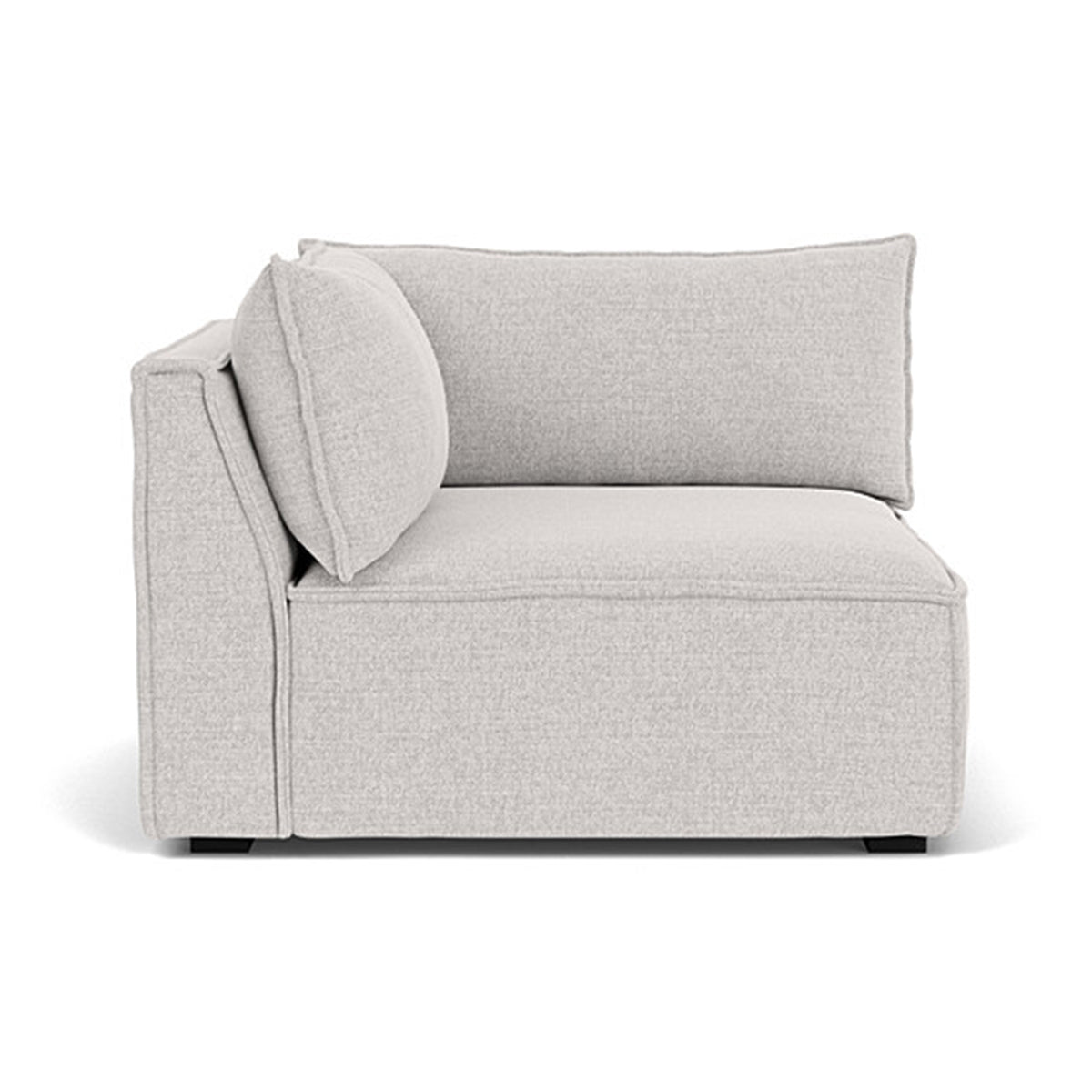 Stylish Daphne Fabric Left Corner Modular Sofa - 1 Seater Modern Living Room Furniture for Small Spaces & Apartments