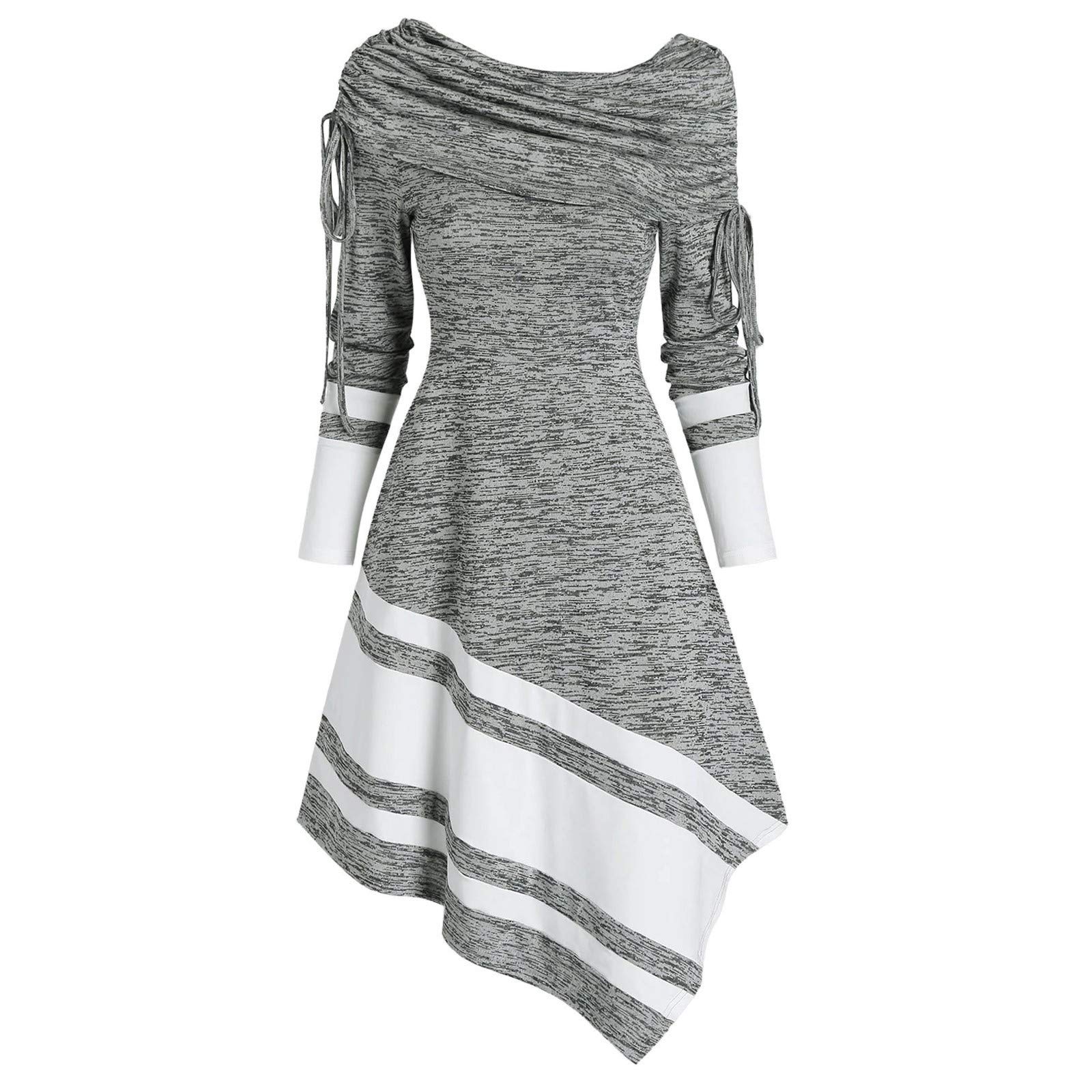 LIHUAK Women's Winter Knit Pullover Sweater - Crochet Striped Batwing Long Sleeve Jumper for Casual Streetwear & Office Wear | Cozy Winter Fashion