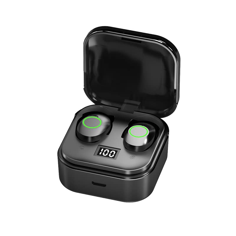 5.1 Bluetooth Wireless Earbuds with Charging Case - 6D Stereo HiFi Sound, Noise Cancelling Sport Earphones for Gym, Running & Travel - Perfect for Workouts, Commuting & Outdoor Activities