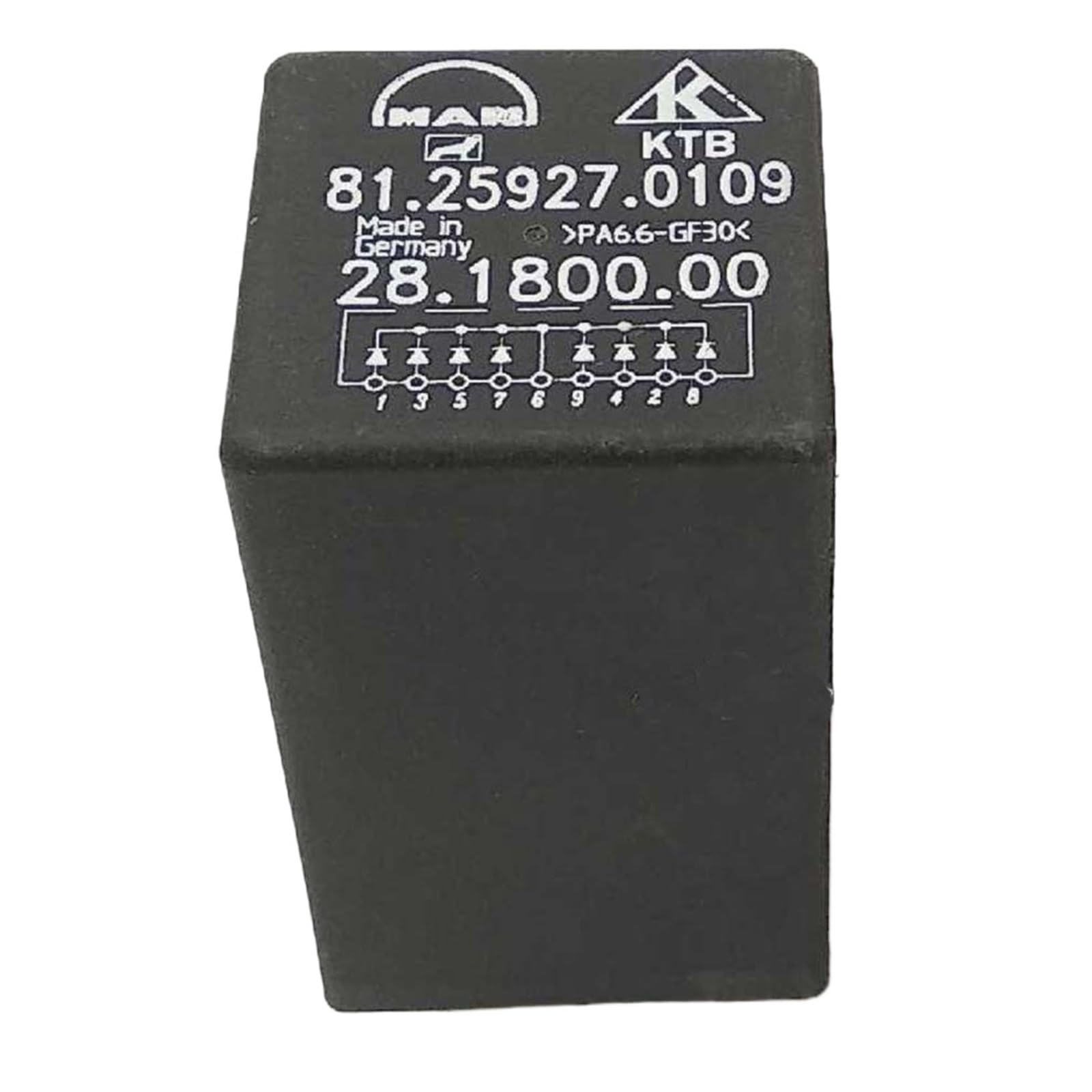 2 PCS 9-Pin Relay 12V/24V SPDT Automotive Relay Switch - High Current for Car, Truck, Motorcycle Electrical Systems (Replacement Part for 81.25927.0109) | DIY Auto Repair & Electrical Projects