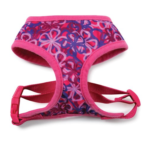 **Premium Polyester/Nylon Carolina Dog Harness - Small Size, Raspberry Color - Perfect for Walking, Training & Outdoor Adventures**