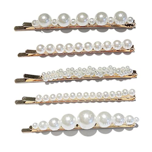 5 Pcs Pearl Bobby Pins