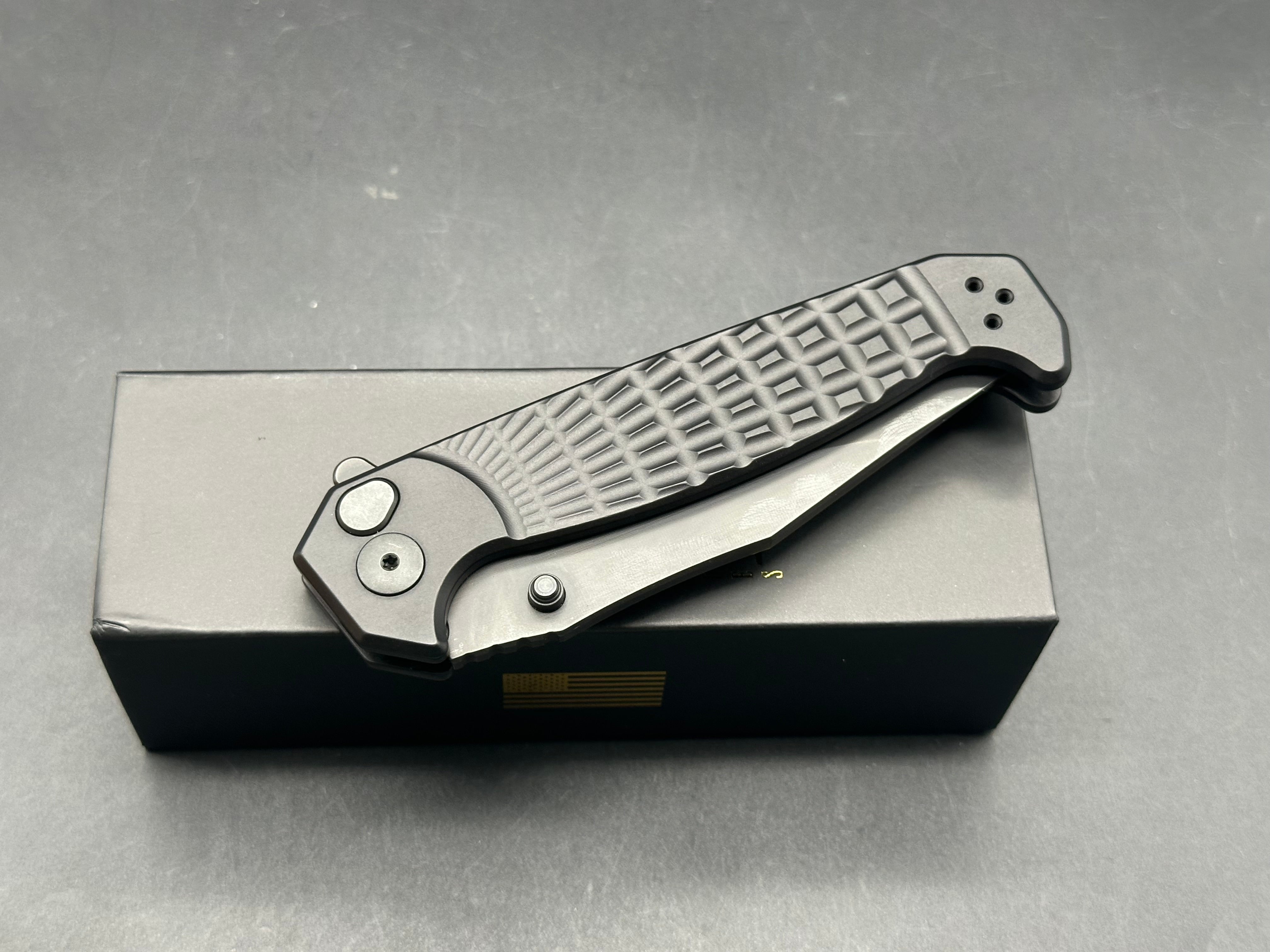 Half Face Blades Crow Folder S45VN Tactical Folding Knife - EDC Pocket Knife for Outdoor Camping, Hunting & Survival Gear