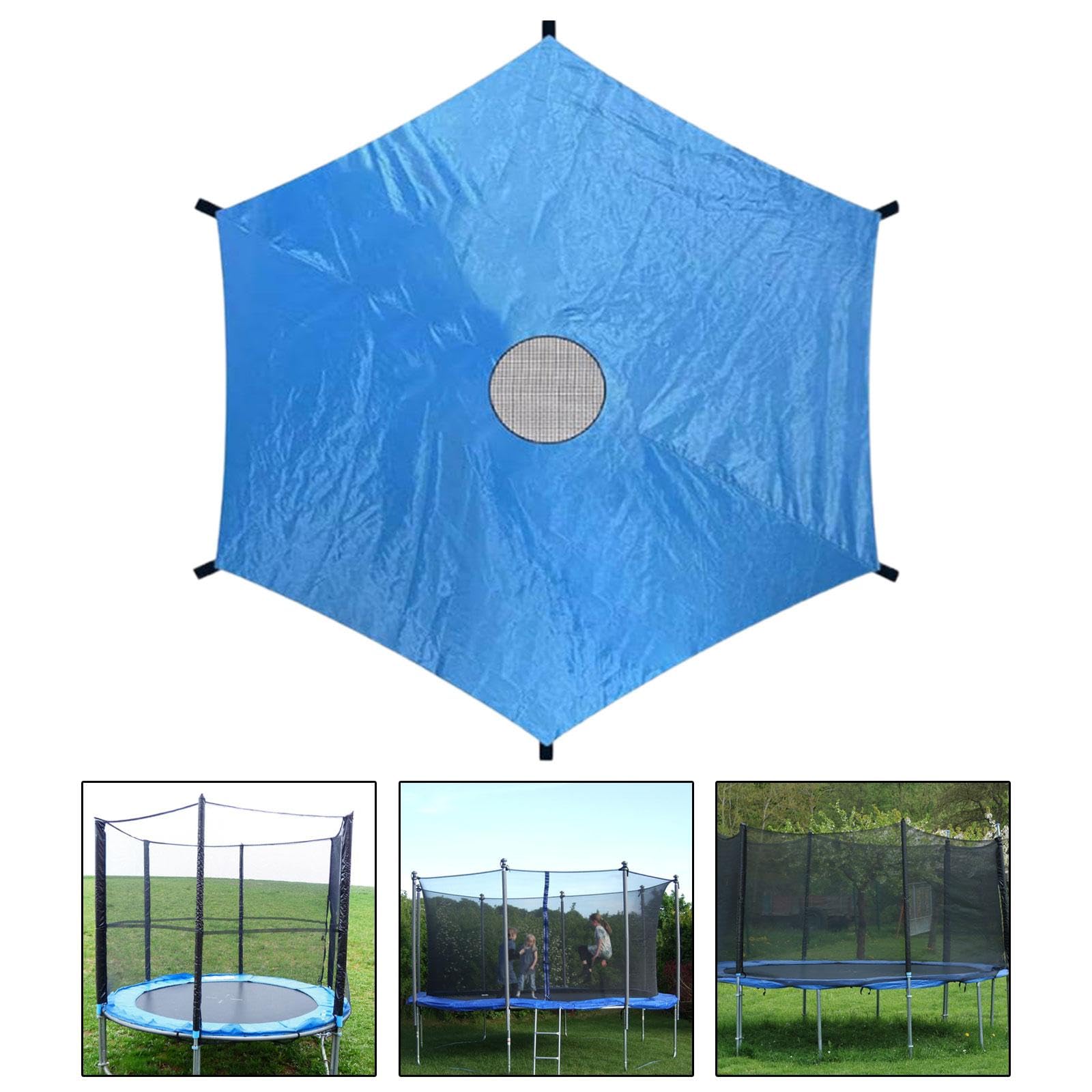 Kowaku Trampoline Shade Cover - UV Protection & Waterproof Sun Canopy for 6-Pole Trampolines | Perfect for Backyard Playgrounds & Summer Outdoor Activities