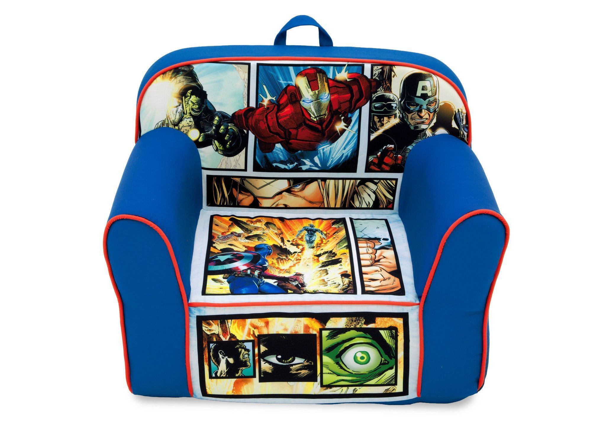Marvel Avengers Foam Snuggle Chair - Superhero Themed Kids Bean Bag for Bedroom, Playroom & Movie Nights | Perfect for Relaxing, Gaming & Reading