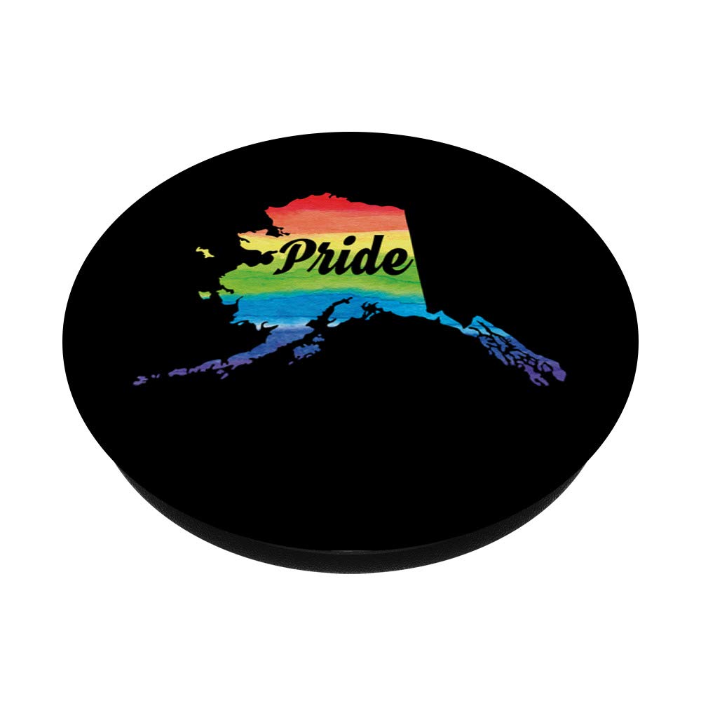 Alaska Gay Pride Rainbow Flag - LGBTQ+ Rights State Design for Parades, Events & Home Decor