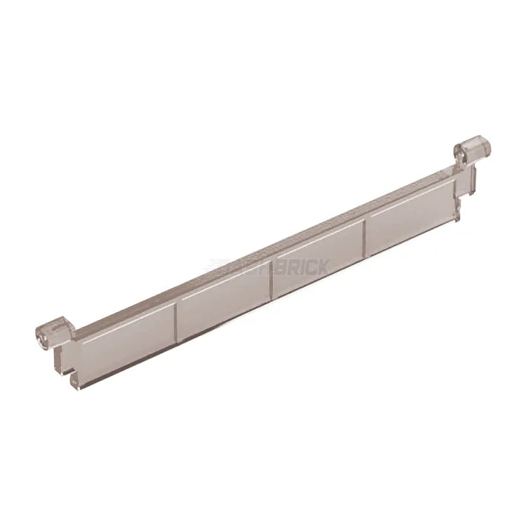 LEGO Garage Roller Door Section without Handle, Trans Brown Building Block [4218] 40672 6271643 - Compatible with LEGO Technic Sets for DIY Car Garage Models & Construction Projects