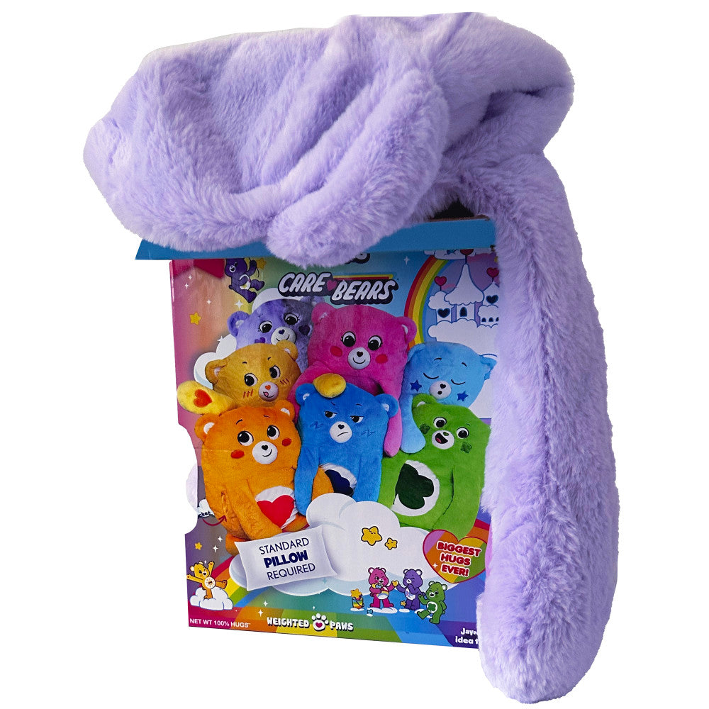 Care Bears Happy Nappers Share Bear Plush Pillow - Soft Stuffed Animal Toy for Kids, Cuddly Pocket Pal for Nap Time & Sleepovers - Perfect Gift for Children's Bedroom Decor & Comfort