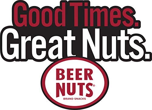 BEER NUTS Original Roasted Peanuts - 12 Oz Cans (Pack of 6) - Crunchy Snack for Parties, Bars & Game Nights - Perfect Beer Pairing & Office Snacks