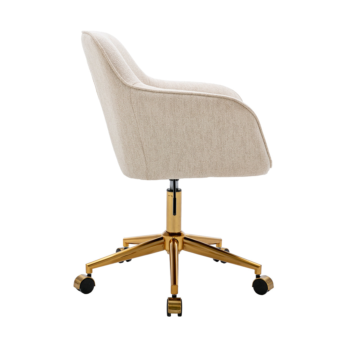 Ergonomic Ava Fabric Office Arm Chair - Adjustable Height & Lumbar Support for Home & Workspace Comfort