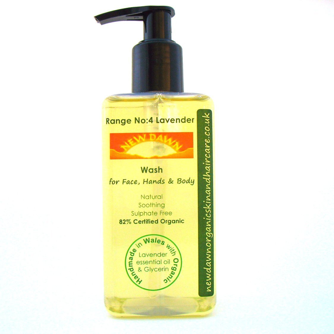Natural Lavender Hand & Body Wash - Vegan, Handmade Shower Gel & Liquid Soap for Sensitive Skin | 250ml | Perfect for Daily Cleansing, Spa Days & Relaxing Baths